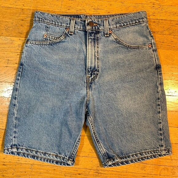 Vintage Levis 505 Mens Jean Shorts Size 31X9 90s Made in USA Regular Fit Medium - Picture 1 of 8